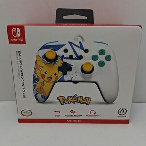 Pokémon Wired Controller for Nintendo Switch - White and Blue